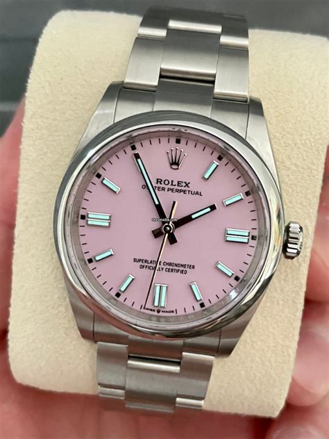 rolex oyster pink